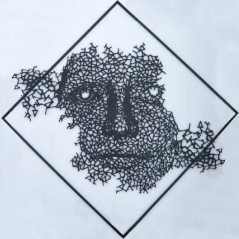 sculpture par un artiste du réseau carré d'artistes